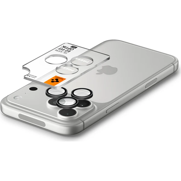 Spigen Glass tR EZ Fit Optik Pro 2 Pack sada skel iPhone 18 Pro Max/18 Pro tmavě šedá - Ochranné folie a skla - Obrázek 7eb68772438549129f833b79e4a99486