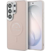 Karl Lagerfeld PU RSG Logo Magnetic kryt Samsung Galaxy S26 Ultra růžový - Pouzdra