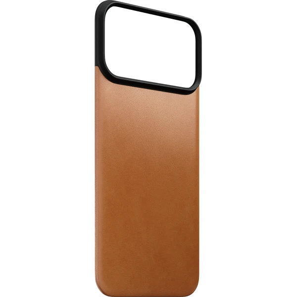 Nomad Magnetic Leather Back (Horween) MagSafe kožený kryt iPhone 17 Pro Max/18 Pro Max Saddle - Pouzdra - Obrázek 7ed0d54ad84c4007aeb4e7cf402e6450