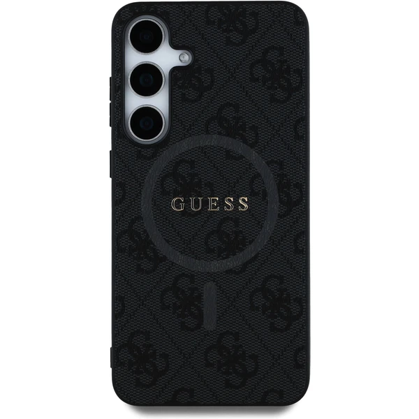 Guess PU Leather 4G Colored Ring MagSafe kryt Samsung Galaxy S25 černý - Pouzdra - Obrázek 7ed9afaedc604e99a4ebfd06fbc202d4