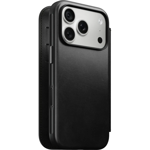 Nomad Modern Leather Folio (Horween) MagSafe kožené pouzdro iPhone 17 Pro/18 Pro Black - Pouzdra - Obrázek 7ef11a62782342b1a6279a3dd18d15a1
