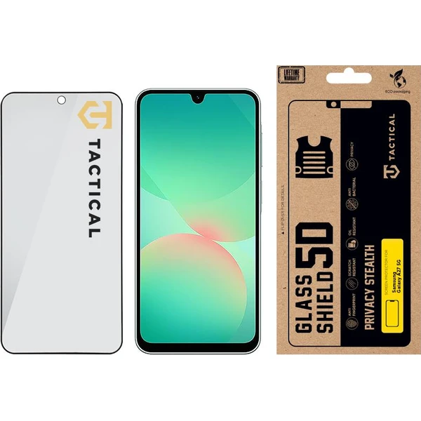 Tactical Glass Shield Privacy Stealth 5D sklo pro Samsung Galaxy A27 5G černé - Ochranné folie a skla - Obrázek 7f04314f03e047c2a11410528e6000f5