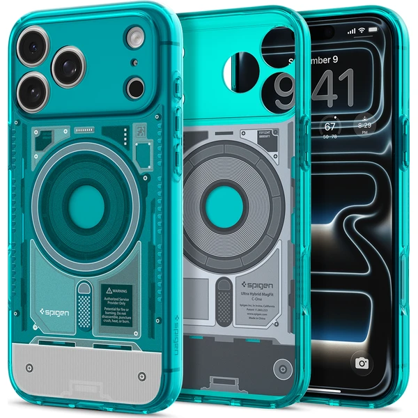 Spigen Ultra Hybrid MagSafe kryt iPhone 18 Pro Max/17 Pro Max c-one bondi blue - Pouzdra - Obrázek 7f2e83f15464411bbc7e222dd559fb65