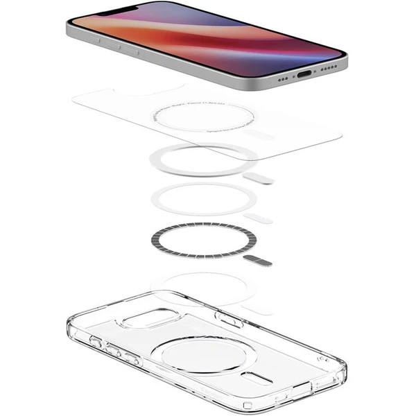 Spigen Crystal Hybrid MagSafe kryt iPhone 17e/16e bílý - Pouzdra - Obrázek 7f36b952a41343fe91cb63d8ab35e8d8