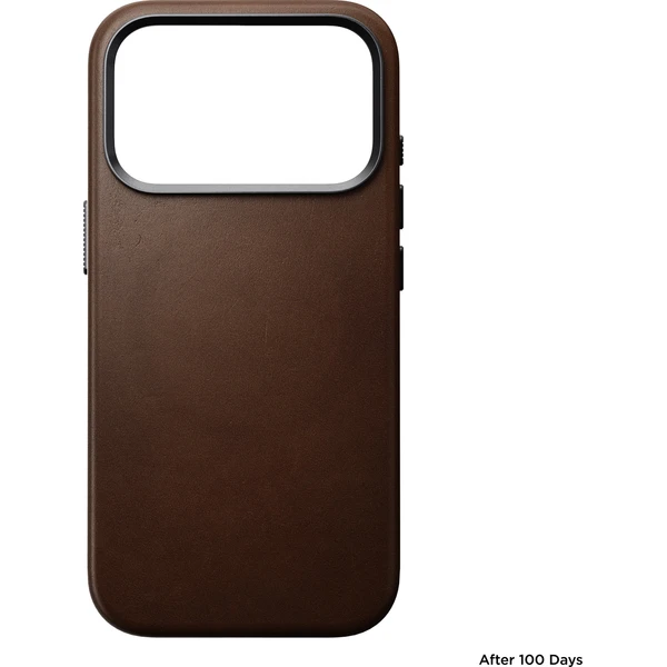 Nomad Traditional Leather MagSafe kožený kryt iPhone 18 Pro Brown - Pouzdra - Obrázek 7f5542c7bb0b43c3888828082f809c31