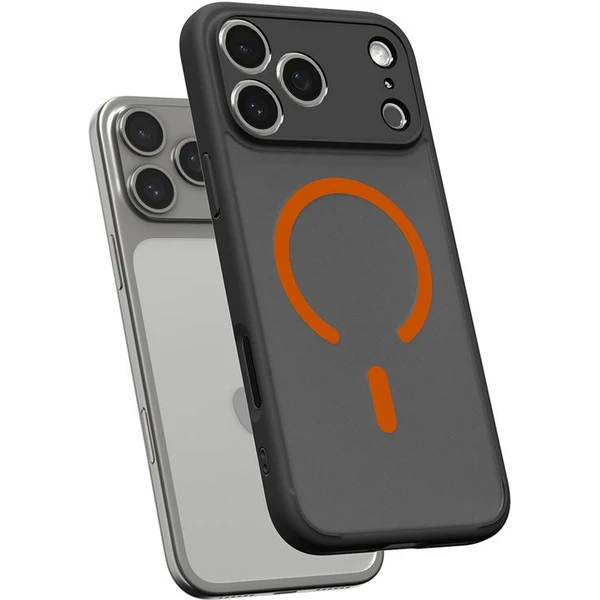 Spigen Ultra Hybrid MagSafe kryt iPhone 17 Pro Max frost black orange - Pouzdra - Obrázek 7f59a2ddfef744a5a6a73da002c00391