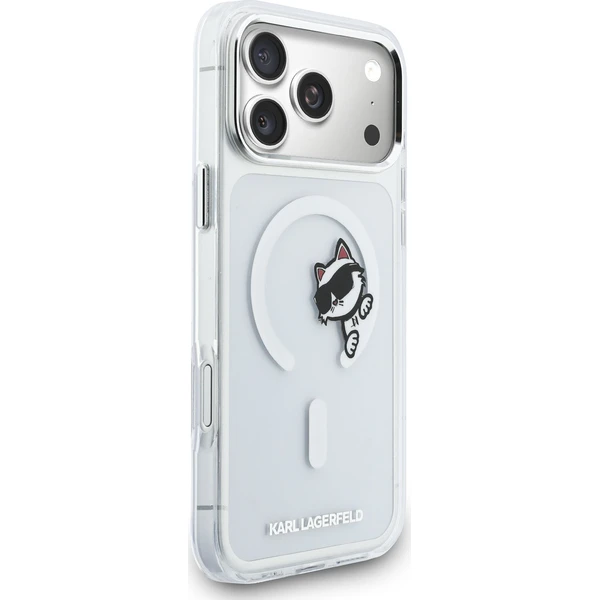 Karl Lagerfeld IML Choupette Peekaboo MagSafe kryt iPhone 17 Pro Max čirý - Pouzdra - Obrázek 7f5a21493246441c8a29156dac636864