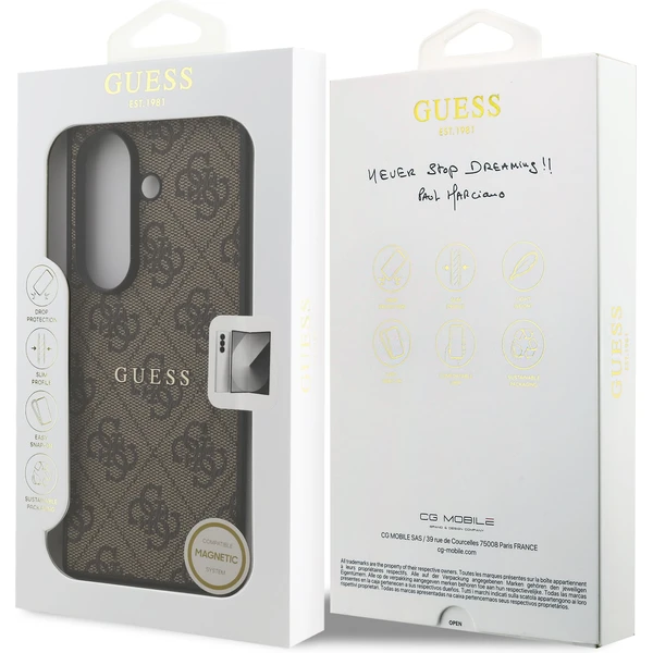 Guess PU Leather 4G Colored Ring Magnetic kryt Samsung Galaxy Z Fold 7 hnědý - Pouzdra - Obrázek 7f81d6c736554ce1a63e32431e231402