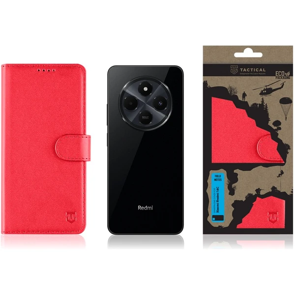 Tactical Field Notes pouzdro Xiaomi Redmi 14C 4G/Poco C75 červené - Pouzdra - Obrázek 7f82d1970d1740d192872fb7d3b89d98