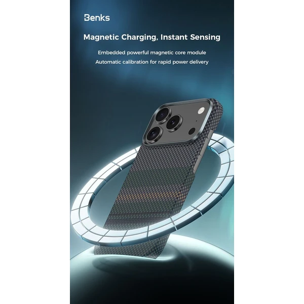 Benks ArmorAir 600D Kevlar MagSafe kryt iPhone 17 Aurora - Pouzdra - Obrázek 7fb5071ae06c4d6c868c0cf89a431712