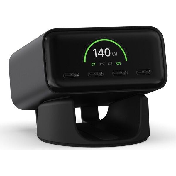 Satechi ChargeView 140W Desktop Charger nabíječka (4xUSB-C) vesmírně černá