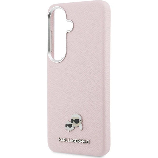 Karl Lagerfeld Grained PU Leather K&CH Heads Magnetic kryt Samsung Galaxy S26 růžový - Pouzdra - Obrázek 7ff05716f25141dda1c191dc94ab6fbf