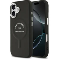 Karl Lagerfeld PU RSG Logo MagSafe kryt iPhone 17 černý - Pouzdra