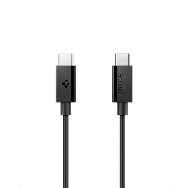 Spigen Essential USB-C/USB-C napájecí kabel 60W 1m černý - Kabely a redukce - Obrázek 801b2fa17ab7424f8c09c735bdac3f9d
