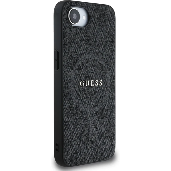 Guess PU Leather 4G Colored Ring MagSafe kryt iPhone 17e/16e černý - Pouzdra - Obrázek 8043fa355c804f9a84bd4e88b56dacb2