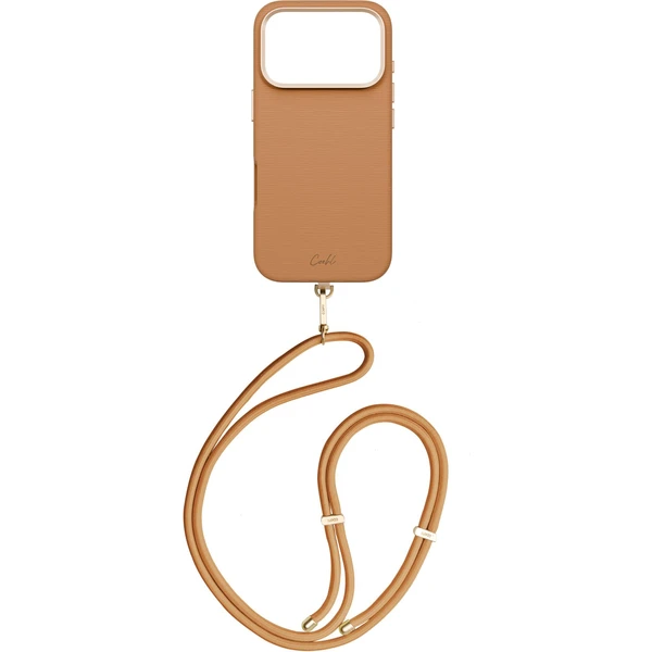 UNIQ Coehl Mirelle MagSafe kryt s poutkem iPhone 17 Pro Pecan Brown - Pouzdra - Obrázek 8049565760634069b47f70e09a3b415c