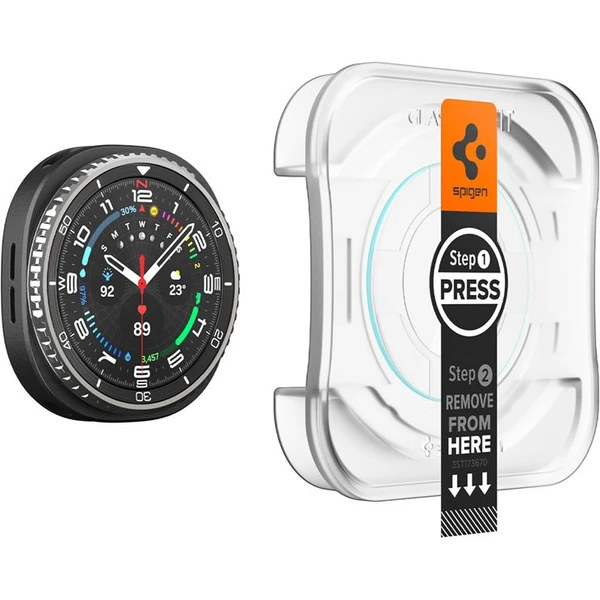 Spigen Glass tR EZ Fit 2 Pack sklo Galaxy Watch8 Classic (46mm) čiré (2 ks) - Ochranné folie a skla - Obrázek 80556e9e611645fdb58b8ae52f36fe08