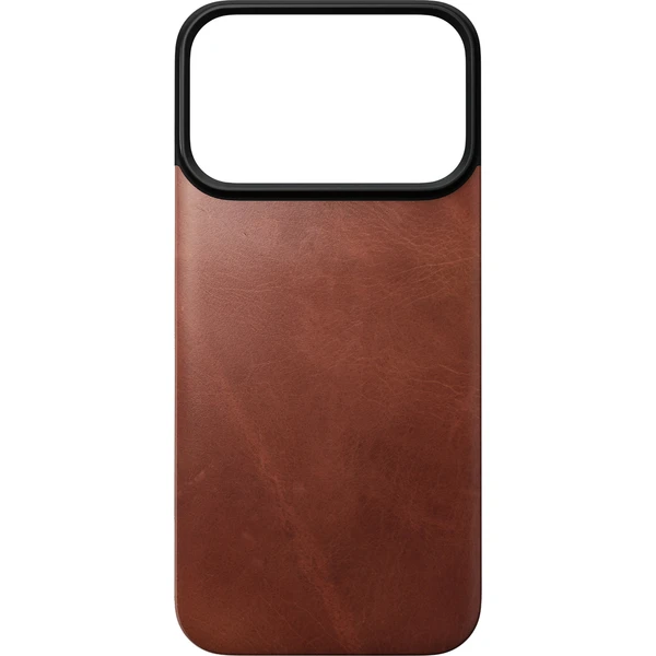 Nomad Magnetic Leather Back (Horween) MagSafe kožený kryt iPhone 18 Pro Olde Dublin - Pouzdra - Obrázek 807e7d04a26c48698a1e986ea36da8da