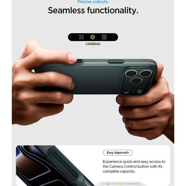 Spigen Thin Fit MagSafe kryt iPhone 18 Pro Max/17 Pro Max abyss green - Pouzdra - Obrázek 8097f3f826894d5195ed5df32d5240cb