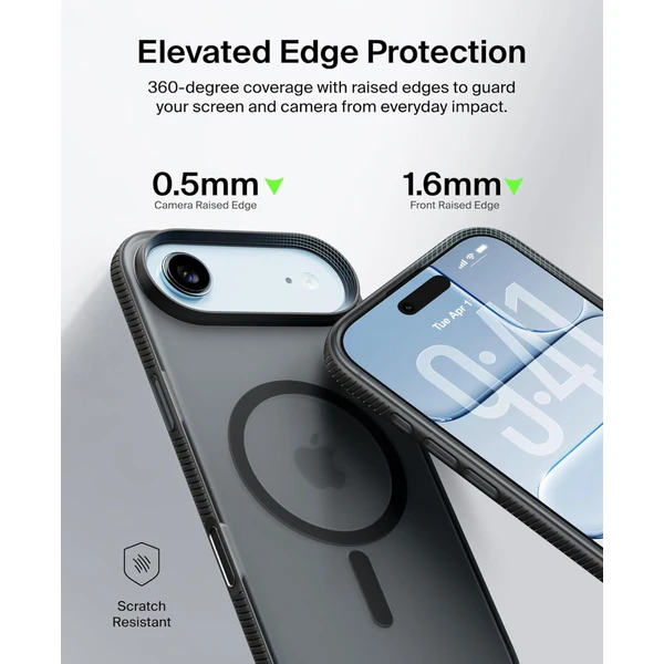 Belkin SheerForce Grip MagSafe kryt iPhone Air černý - Pouzdra - Obrázek 80CN000K01