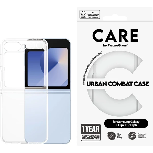 PanzerGlass® CARE Urban kryt Samsung Galaxy Z Flip7 FE/Flip6 čirý - Pouzdra - Obrázek 80UE000K01
