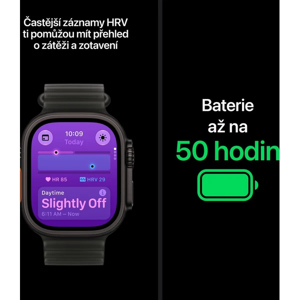 Apple Watch Ultra 4 49mm Přírodní titan s přírodně titanovým milánským tahem M - Chytré hodinky - Obrázek 80f1c8e72aa74ed083e0d69a18d0dd64