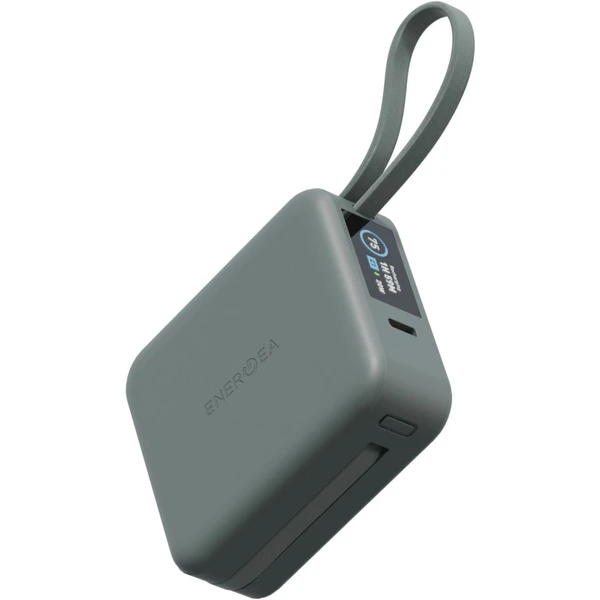 ENERGEA MagPac Mini Plus MagSafe powerbanka s kabelem, 10000mAh, šedozelená - Powerbanky - Obrázek 810c141f3eb3415390c1efe24a133ae0