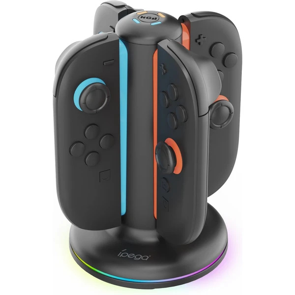iPega SW2052 nabíjecí stanice s RGB pro JoyCon Ovladače Nintendo Switch 2 černá - Nabíječky - Obrázek 810e275b88f849d38e91cd5ab1e034a3