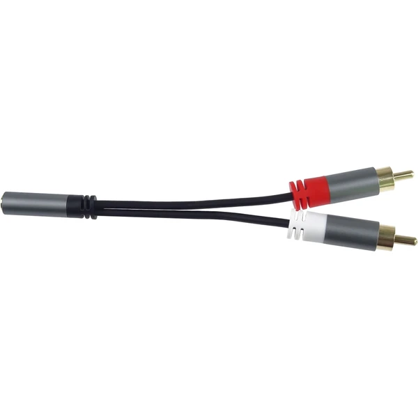 PremiumCord HQ 3,5mm/2x Cinch redukce 0,15m černá - Kabely a redukce - Obrázek 8125b2671b5a43e688c300cc86e8b3c1