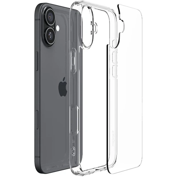 Spigen Crystal Hybrid kryt iPhone 16 crystal clear - Pouzdra - Obrázek 813cd1387b2a45ae84a38590842aee88