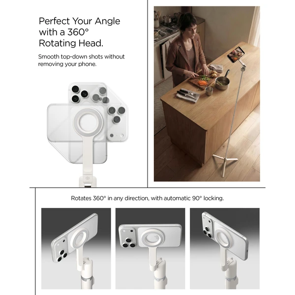 Spigen MagSafe Tripod Selfie tyč béžová - Držáky - Obrázek 815bd0a8c14c4d2bbfc1a0ee2e1578ce