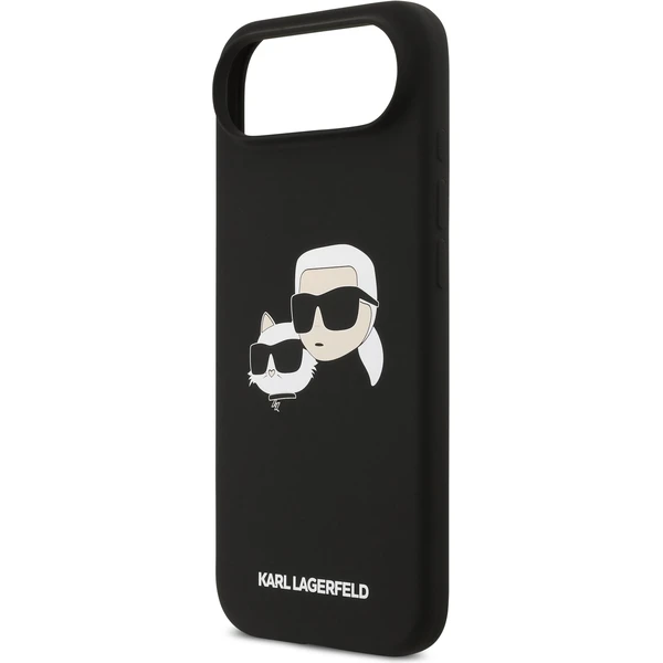 Karl Lagerfeld Liquid Silicone Double Heads MagSafe kryt iPhone Air černý - Pouzdra - Obrázek 816ad0abc2354eeda5a5496e87bb60f1