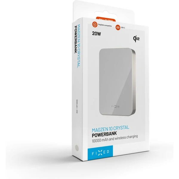 FIXED MagZen 10 Crystal MagSafe/Qi2 powerbanka, 10000mAh, titanová - Powerbanky - Obrázek 81808c971e044501ab9b98dbeb601dcc