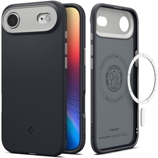 Spigen Nano Pop MagSafe kryt iPhone Air black sesame