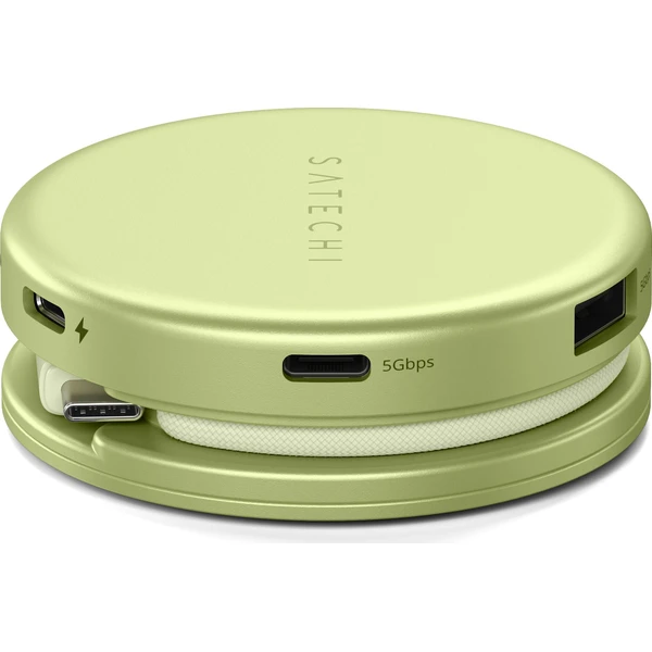 Satechi OntheGo 5-in-1 Multiport Adapter (MacBook Neo) citrusově žlutý - USB huby - Obrázek 819876fa65f444f5bdc6842c78e5868f