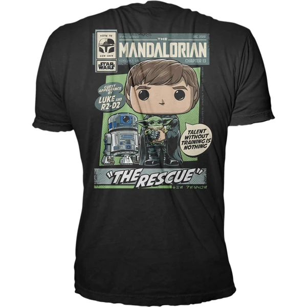 Funko POP! & Tee Box: SW The Mandalorian Luke w/ Grogu L - Dárkové sety - Obrázek 81L3000P01