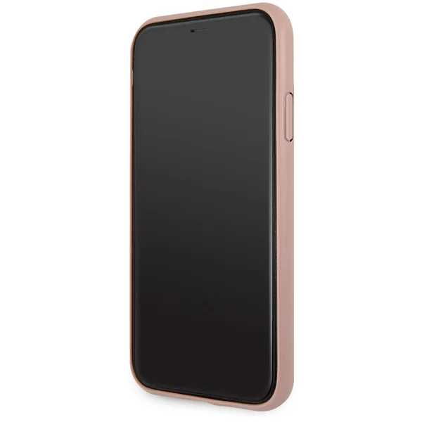 Guess PU 4G Metal Logo kryt iPhone 11 růžový - Pouzdra - Obrázek 81ZGF00101