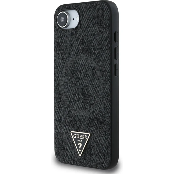 Guess PU 4G Strass Triangle Metal Logo kryt iPhone 17e/16e černý - Pouzdra - Obrázek 81b116253f6543e68559c4eb6c5d2e89
