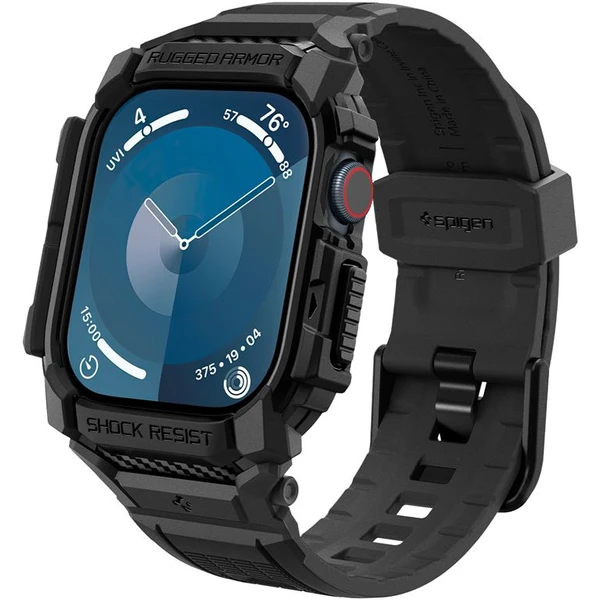 Spigen Rugged Armor Pro řemínek s pouzdrem Apple Watch 10/11 (42mm) matně černý - Řemínky - Obrázek 81ccb0d491a04d2296a04a4dff03bb3b