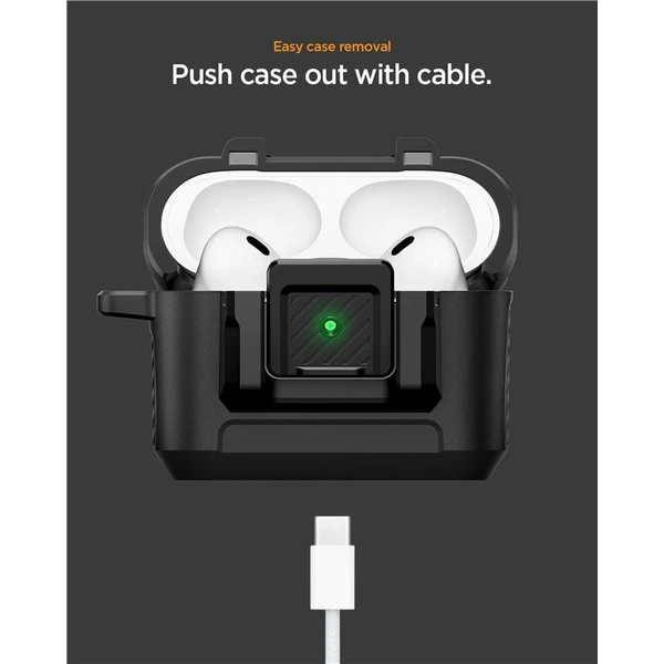 Spigen Lock Fit pouzdro AirPods Pro 3 matte black - Pouzdra - Obrázek 81da9c22fb194a4dbb1b1763a161c270