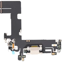 Náhradní díl pro iPhone 13 nabíjecí konektor hvězdně bílý - Konektory