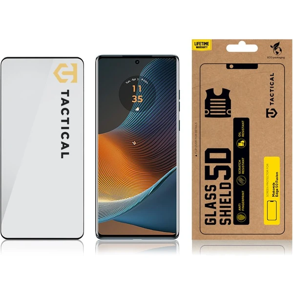 Tactical Glass Shield 5D sklo pro Motorola Edge 50 Fusion černé - Ochranné folie a skla - Obrázek 8207747d138b4149a259d8d78103f9a0