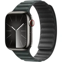 Apple Watch 41/40/38mm listově zelený magnetický tah S/M - Řemínky