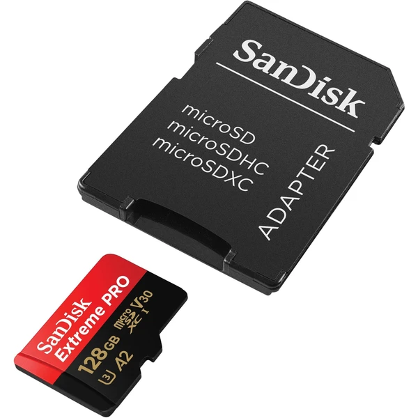 SanDisk micro SDXC karta 128GB Extreme PRO + adaptér - Paměťové karty - Obrázek 8232000P01