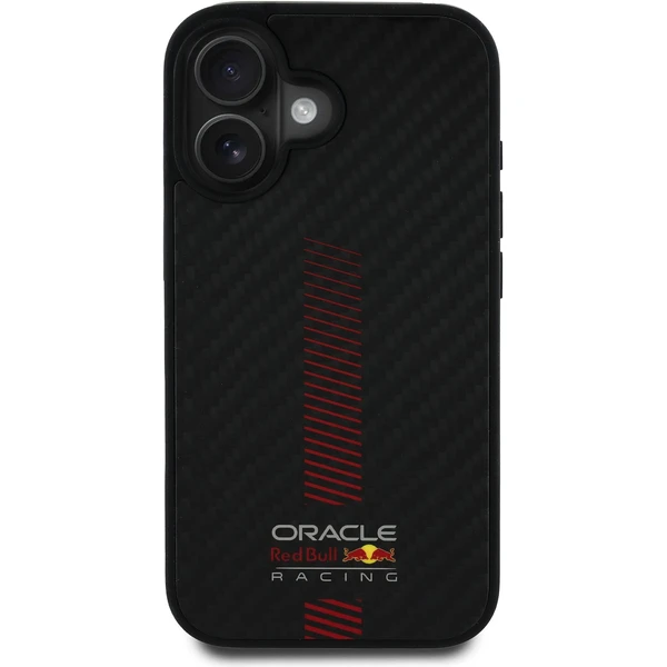 Oracle Red Bull Racing Carbon Powerbar MagSafe kryt iPhone 16 Plus černý - Pouzdra - Obrázek 8252073abccf4c1d98c3085cd4518973