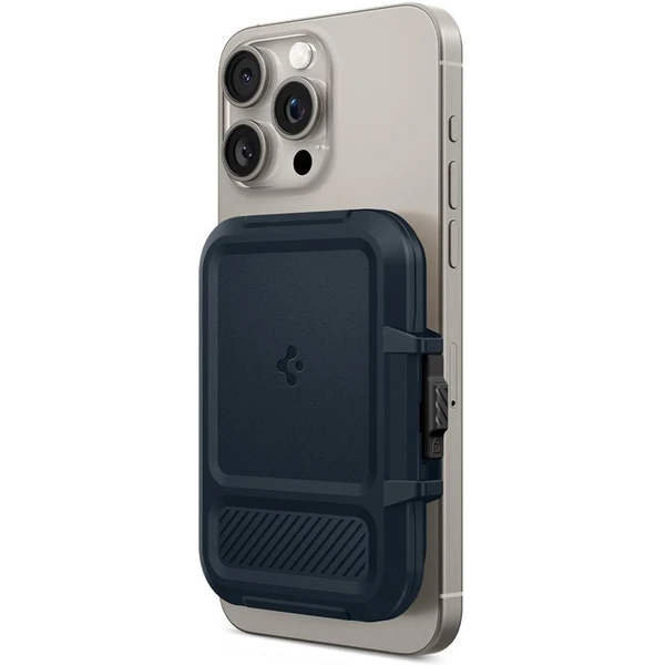 Spigen Lock Fit MagSafe Wallet peněženka tmavě modrá - Peněženky - Obrázek 8256717a4c4f4611945d5907be298f24