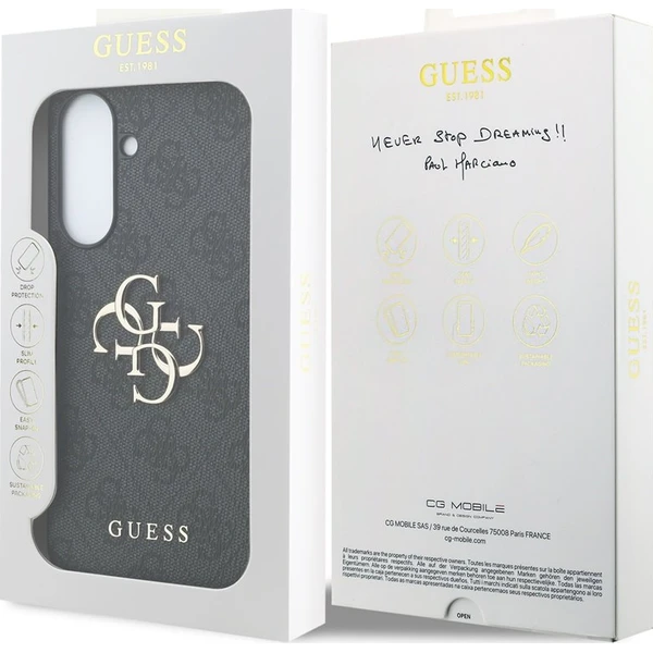 Guess PU 4G Metal Logo kryt Samsung Galaxy A37 šedý - Pouzdra - Obrázek 825b58d811584fdfa801a642a6bfc0b6