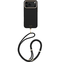 UNIQ Coehl Mirelle MagSafe kryt s poutkem iPhone 17 Pro Max Ebony - Pouzdra
