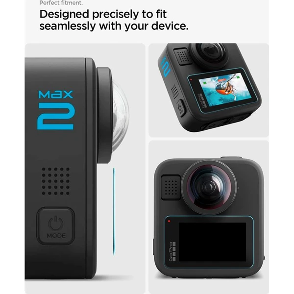 Spigen Glass tR Slim tvrzené sklo 2 Pack GoPro MAX 2 - Ochranné folie a skla - Obrázek 82921f09c58742c087bc9445e5bea31b