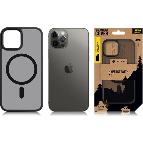 Tactical MagForce Hyperstealth kryt iPhone 12/12 Pro Asphalt - Pouzdra - Obrázek 82G1000701